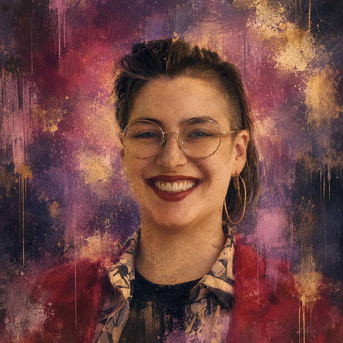 Retrato pictórico de Nuria Vadell